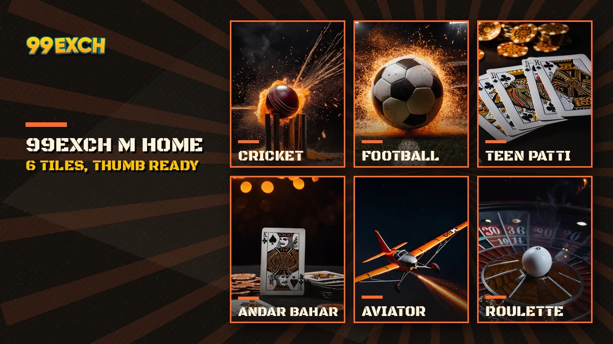 99Exch m home games on a phone: cricket, football, Teen Patti and Aviator