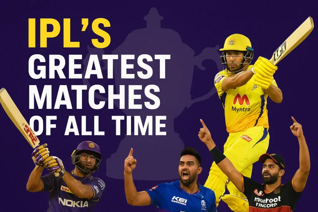 IPL’s Greatest Matches of All Time